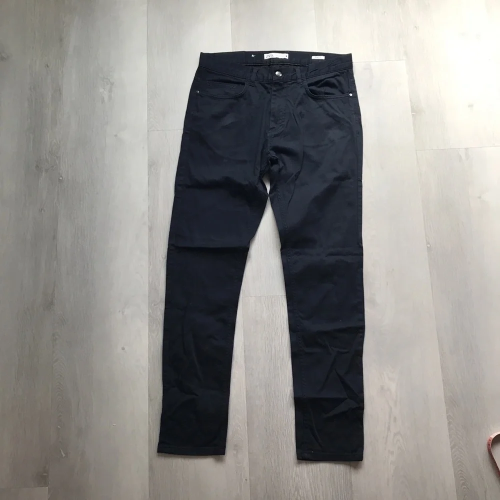ZARA BLUE TWILL JEANS SLIM FIT FIVE POCKETS MENS 31